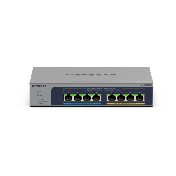 Switch Netgear MS108TUP 8 Porte Multi-Gigabit PoE+ Layer 3 - immagine 4