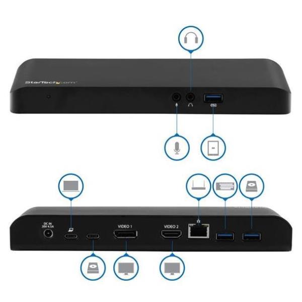 Docking Station Startech USB-C MST 4K per Notebook - immagine 8