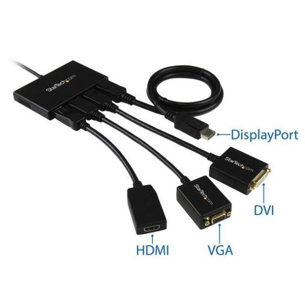 Cavo DisplayPort Startech MST Hub DP a 4 DP 10.5 cm - immagine 10