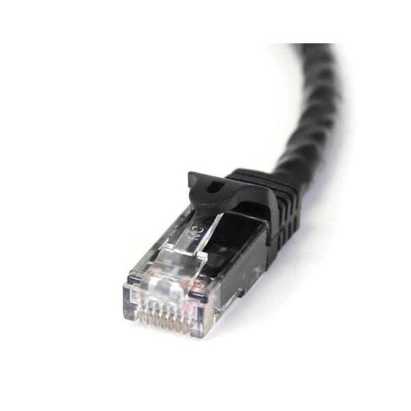 Cavo Ethernet Cat-6 UTP Startech 2 metri Patch Antigroviglio Nero - immagine 3