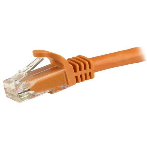 Cavo Rete Cat6 Startech 5m UTP Arancione RJ45 - immagine 2