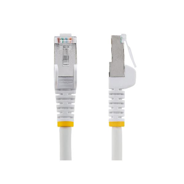Cavo Ethernet Cat6a Startech 10 metri S/FTP LSZH Bianco - immagine 3