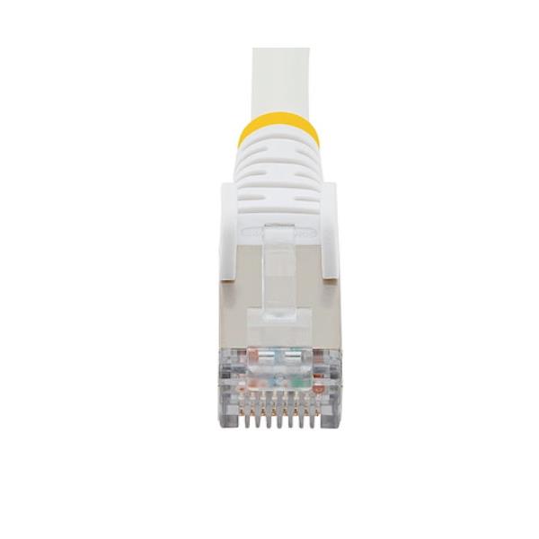 Cavo Ethernet Cat6a Startech 1 metro Bianco UTP LSZH - immagine 2