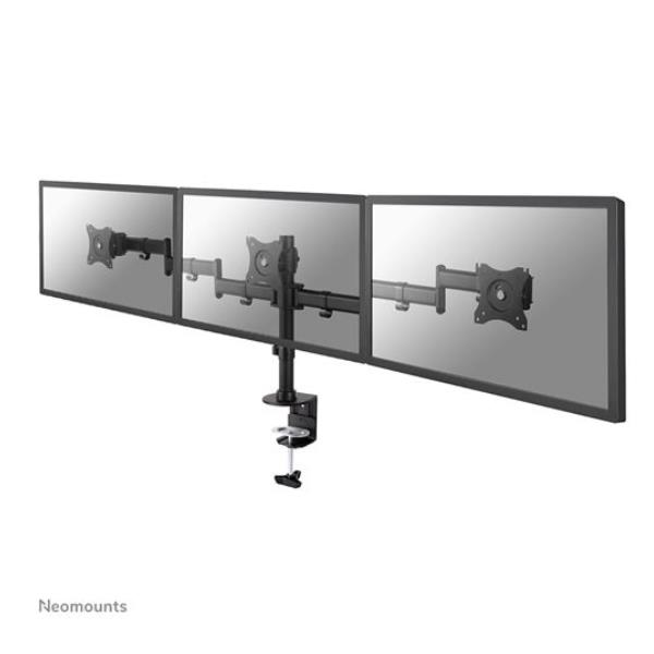 Staffa Monitor Neomounts NM-D135D3BLACK per 3 Schermi fino a 27" - immagine 4
