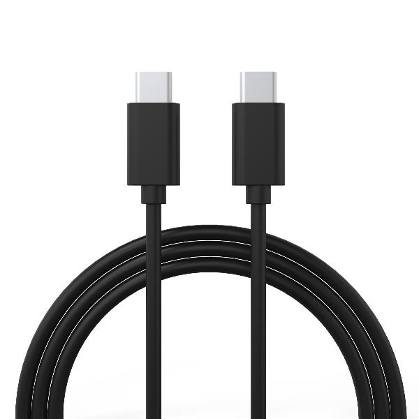 Caricabatterie GaN Nilox 45W 2 Porte USB-C Nero con Cavo 2m - immagine 2