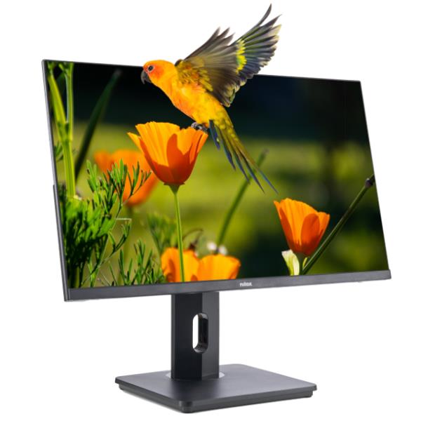 Monitor Business Nilox 23.8" Full HD 75Hz HDMI DP VGA Regolabile - immagine 2