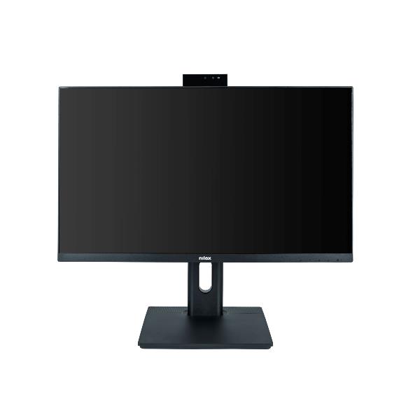 Monitor Nilox 24" IPS 75Hz Multimedia con Webcam e Regolazione Altezza - immagine 4