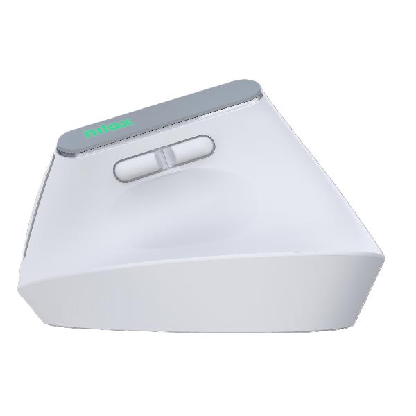 Mouse Wireless Verticale Nilox Tech Dual Bluetooth Ricaricabile 1600 DPI Bianco - immagine 2