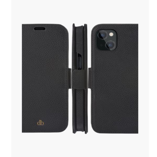 Custodia Smartphone Dbramante 1928 New York per iPhone 13 Pelle Nera - immagine 2
