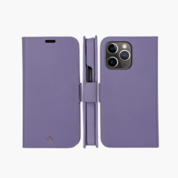 Custodia Smartphone Dbramante 1928 New York per iPhone 13 Pro Pelle Viola - immagine 2