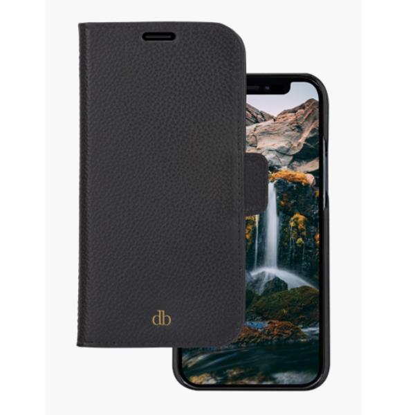 Custodia Smartphone Dbramante 1928 New York per iPhone 13 Pro Max Pelle Nero - immagine 2