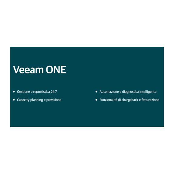 Veeam One - SOFTWARE MULTILICENZA (ELETTRONICA) - immagine 2