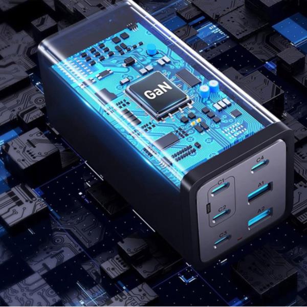 Caricatore USB GaN 6 Porte Conceptronic 200W PD 3.1 QC 3.0 PPS - immagine 6