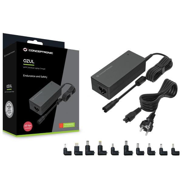 Alimentatore Notebook Conceptronic Universale 90W con 10 Connettori - immagine 2