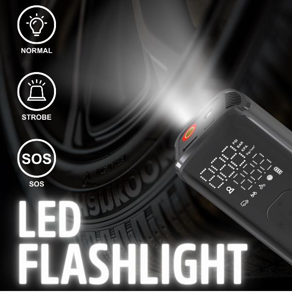 Power Bank Energizer 2000 mAh con Compressore d'Aria Portatile - immagine 5