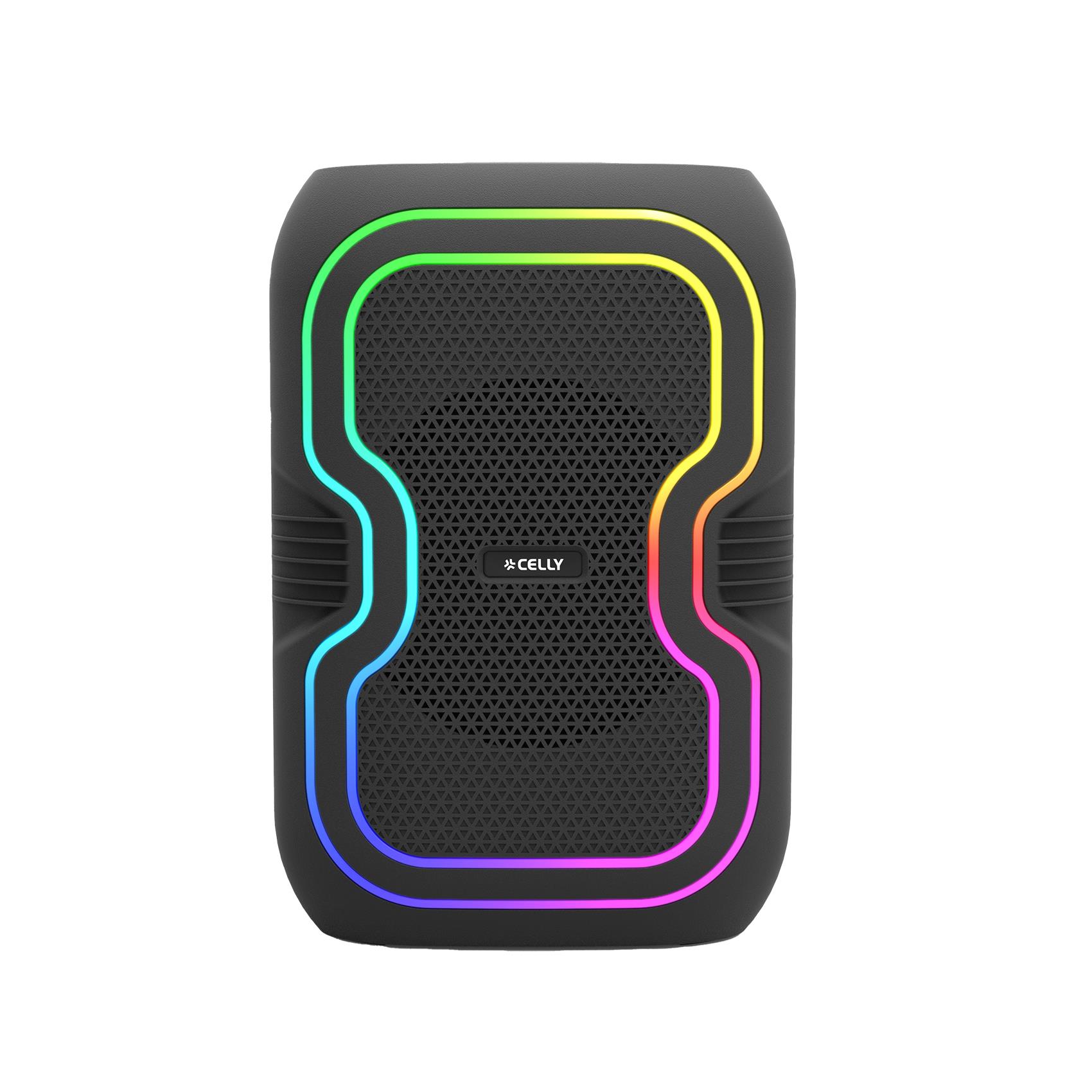 Speaker Bluetooth Celly PARTYSOUND 12W Batteria 1800mAh Nero - immagine 2