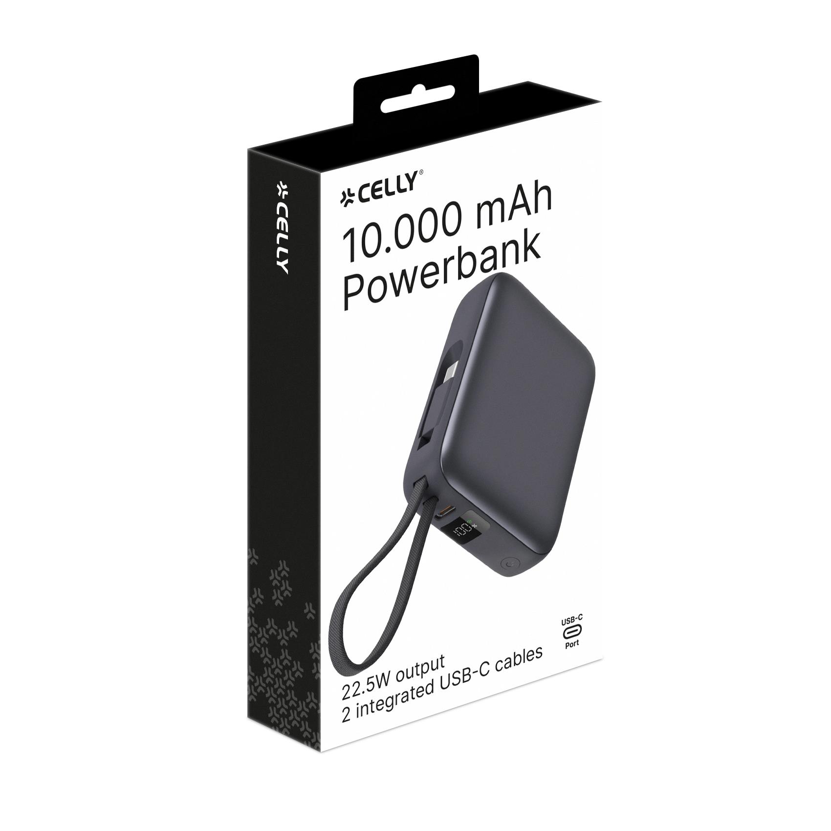 Power Bank Celly PBCABLE22W10000 10000 mAh 22.5W - immagine 2
