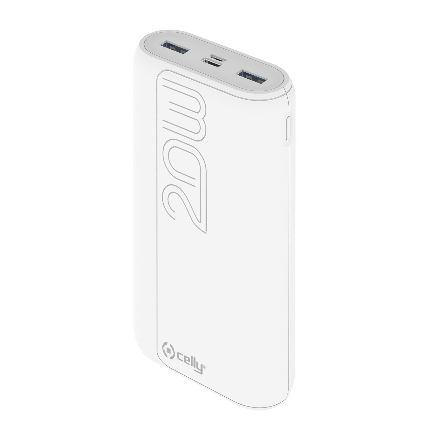 Power Bank Celly PBPD20000EVO 20000 mAh 20W PD Ricarica Rapida - immagine 2