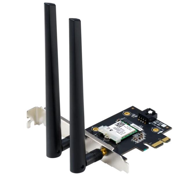 Adattatore WiFi 6E PCI-E Asus PCE-AXE5400 con 2 Antenne - SKU: PCE-AXE5400 - Immagine 2