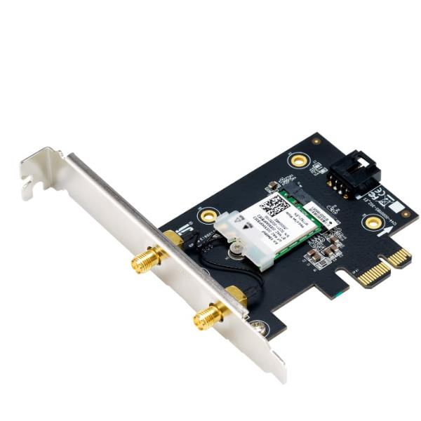 Adattatore WiFi 6E PCI-E Asus PCE-AXE5400 con 2 Antenne - SKU: PCE-AXE5400 - Immagine 3