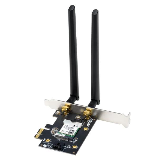 Adattatore WiFi 6E PCI-E Asus PCE-AXE5400 con 2 Antenne - SKU: PCE-AXE5400 - Immagine 4