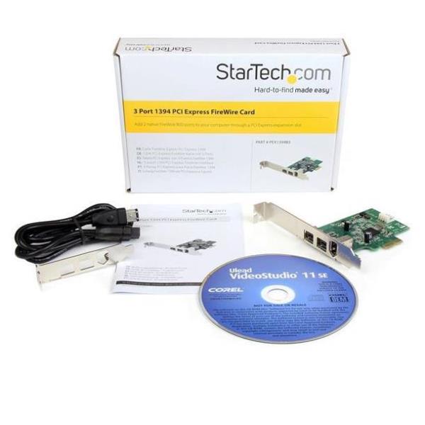 Scheda PCIe FireWire Startech 3 Porte 800Mbit/s - immagine 6