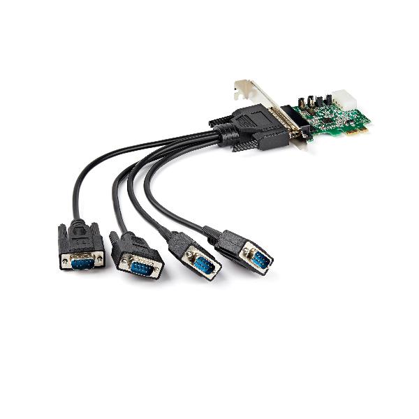 Scheda Seriale PCIe Startech 4 Porte RS232 Acciaio - immagine 3