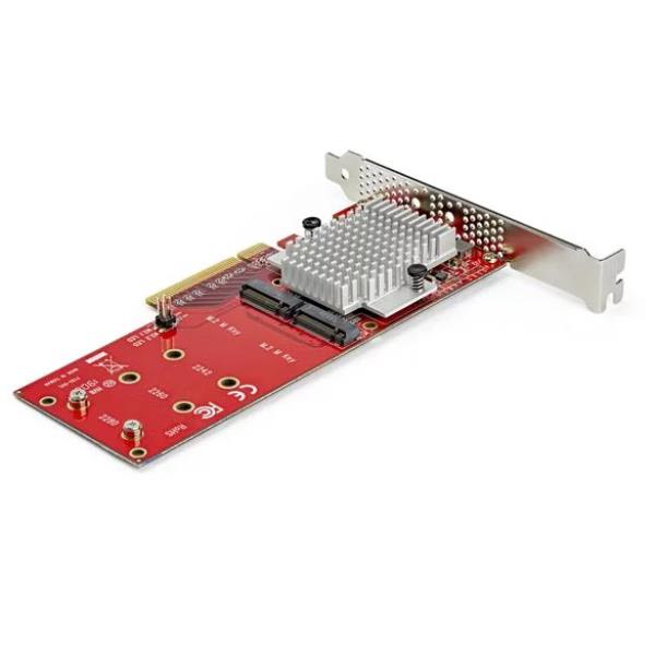 Adattatore PCIe SSD M.2 NVMe Startech PCI Express 3.0 x8 - immagine 2