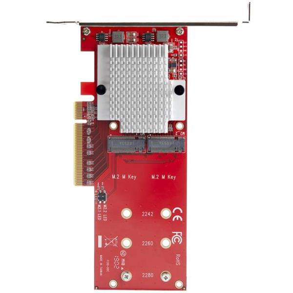 Adattatore PCIe SSD M.2 NVMe Startech PCI Express 3.0 x8 - immagine 6