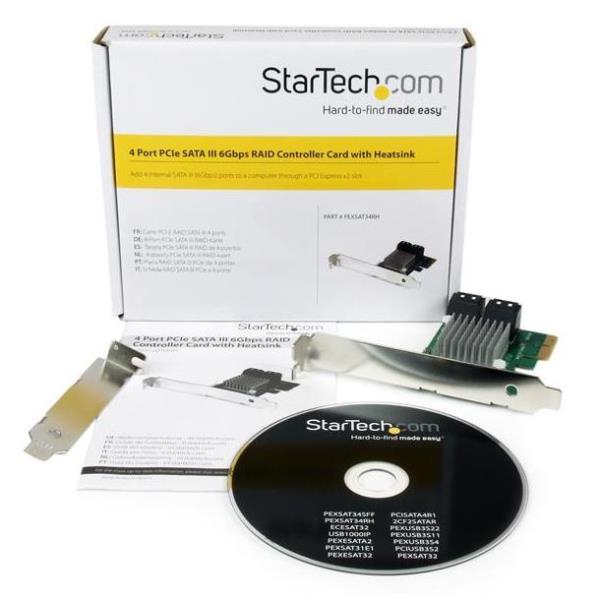 Scheda RAID Startech PCIe SATA III 4 Porte - immagine 6