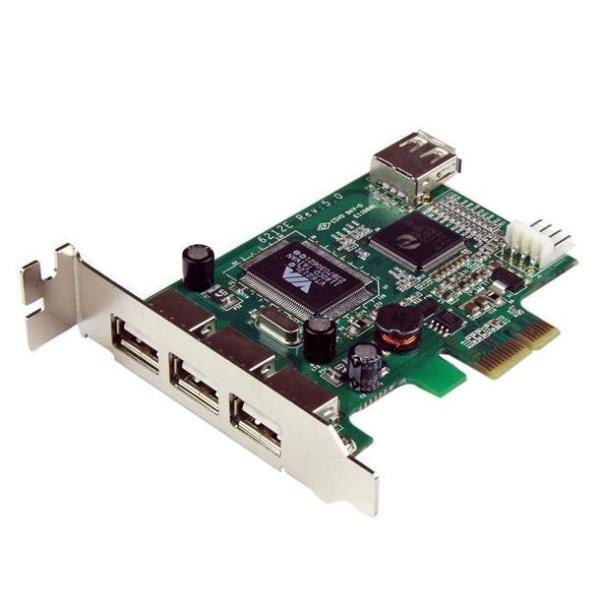 Scheda PCIe USB Startech 4 Porte USB 2.0 Low Profile - immagine 4