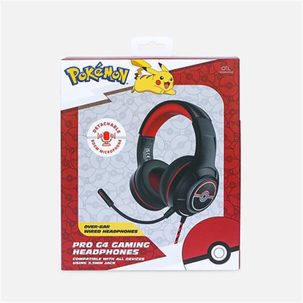 Cuffie Gaming Oceania Trading POKEMON con Microfono e Noise Canceling Nero - SKU: PK0904 - Immagine 6