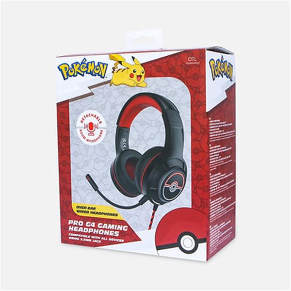Cuffie Gaming Oceania Trading POKEMON con Microfono e Noise Canceling Nero - SKU: PK0904 - Immagine 7
