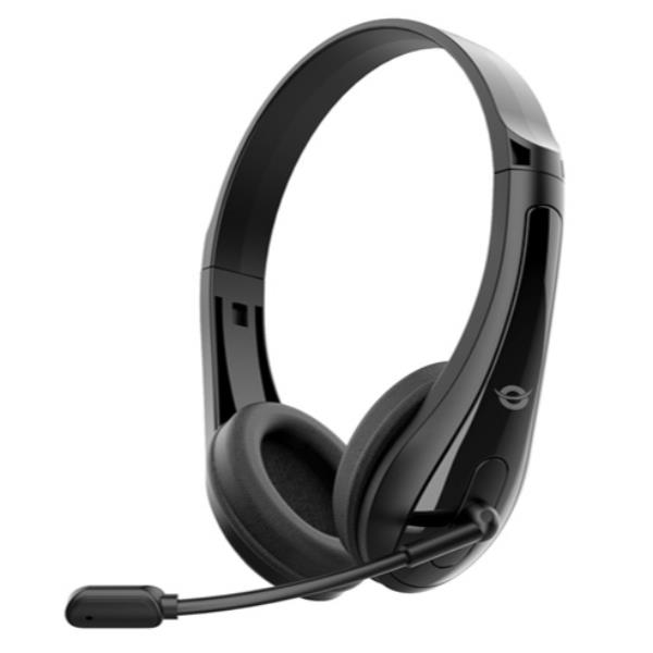 Cuffie con Microfono Conceptronic Stereo 3.5mm Nero - immagine 2