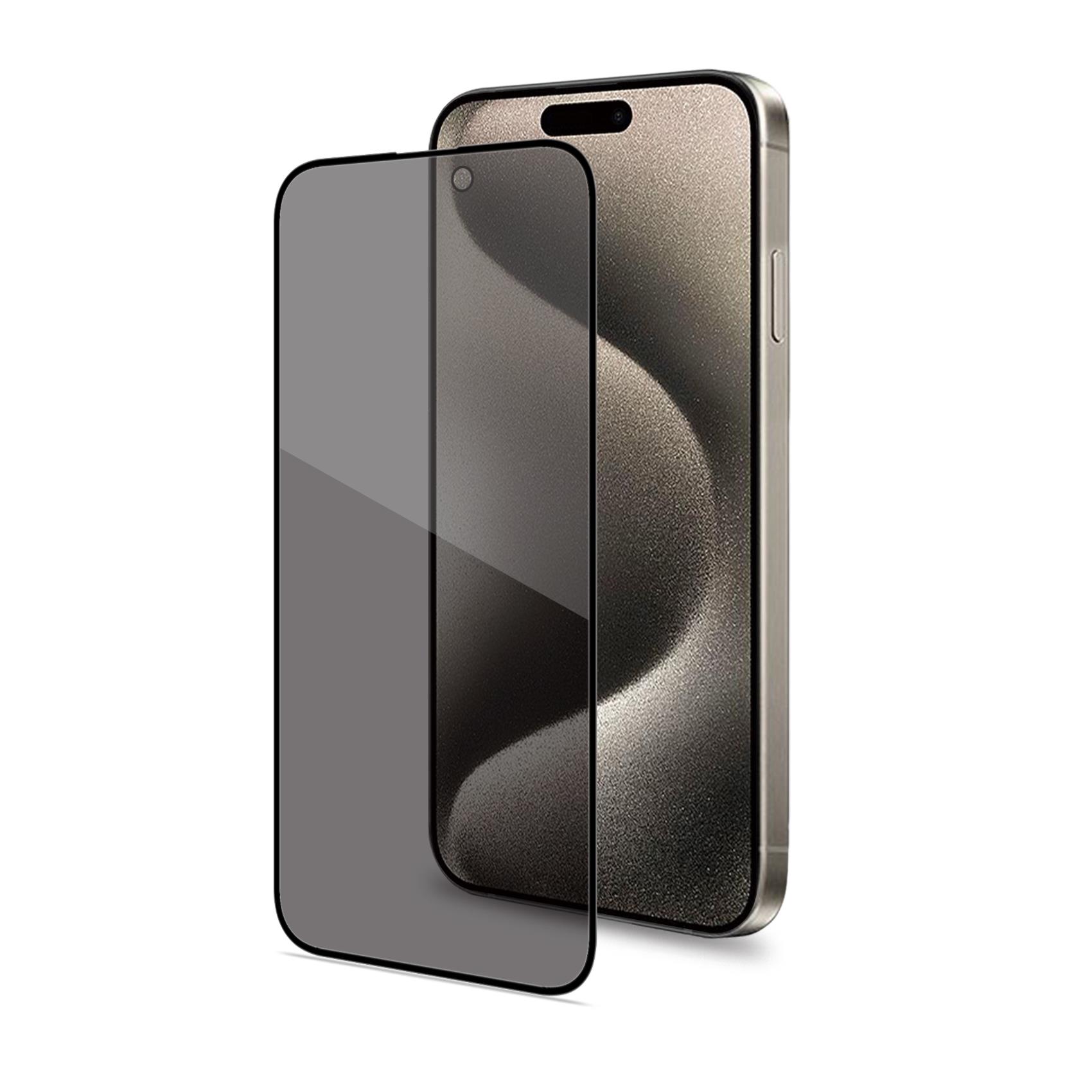 Proteggi Schermo Celly Privacy Full Glass 3D per iPhone 16 Plus - immagine 3
