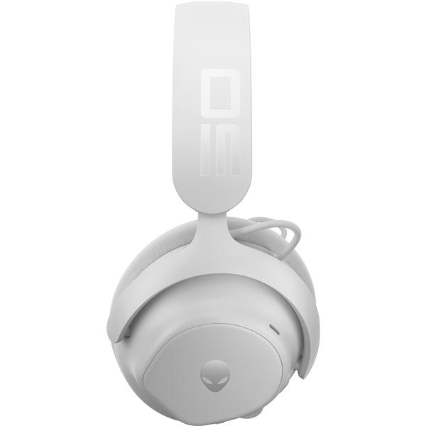 Cuffie Gaming Alienware Pro Wireless Bianche con Noise Canceling - immagine 4