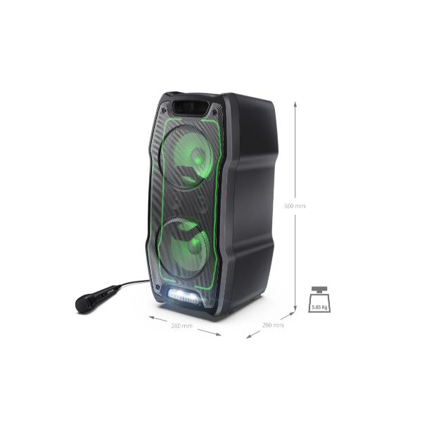 Casse Party Sharp XPARTY Bluetooth 180W Nero - immagine 9