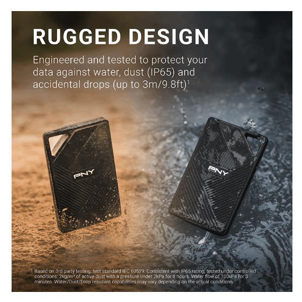 SSD Esterno PNY RP60 1TB USB 3.2 Gen 2x2 Type-C 2000MB/s - immagine 4