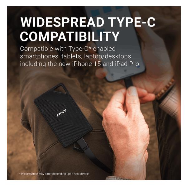 SSD Esterno PNY RP60 1TB USB 3.2 Gen 2x2 Type-C 2000MB/s - immagine 5