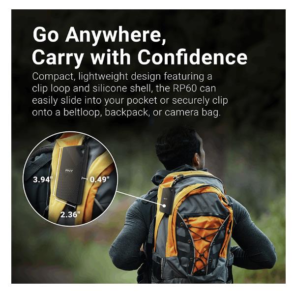 SSD Esterno PNY RP60 1TB USB 3.2 Gen 2x2 Type-C 2000MB/s - immagine 7