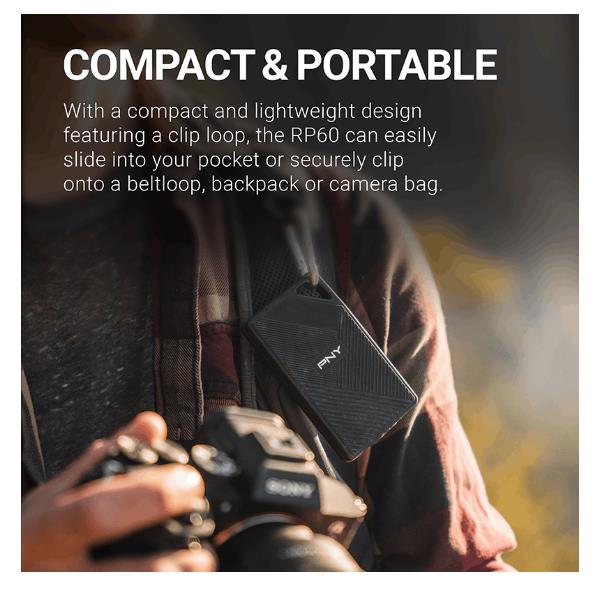 SSD Esterno PNY RP60 1TB USB 3.2 Gen 2x2 Type-C 2000MB/s - immagine 8