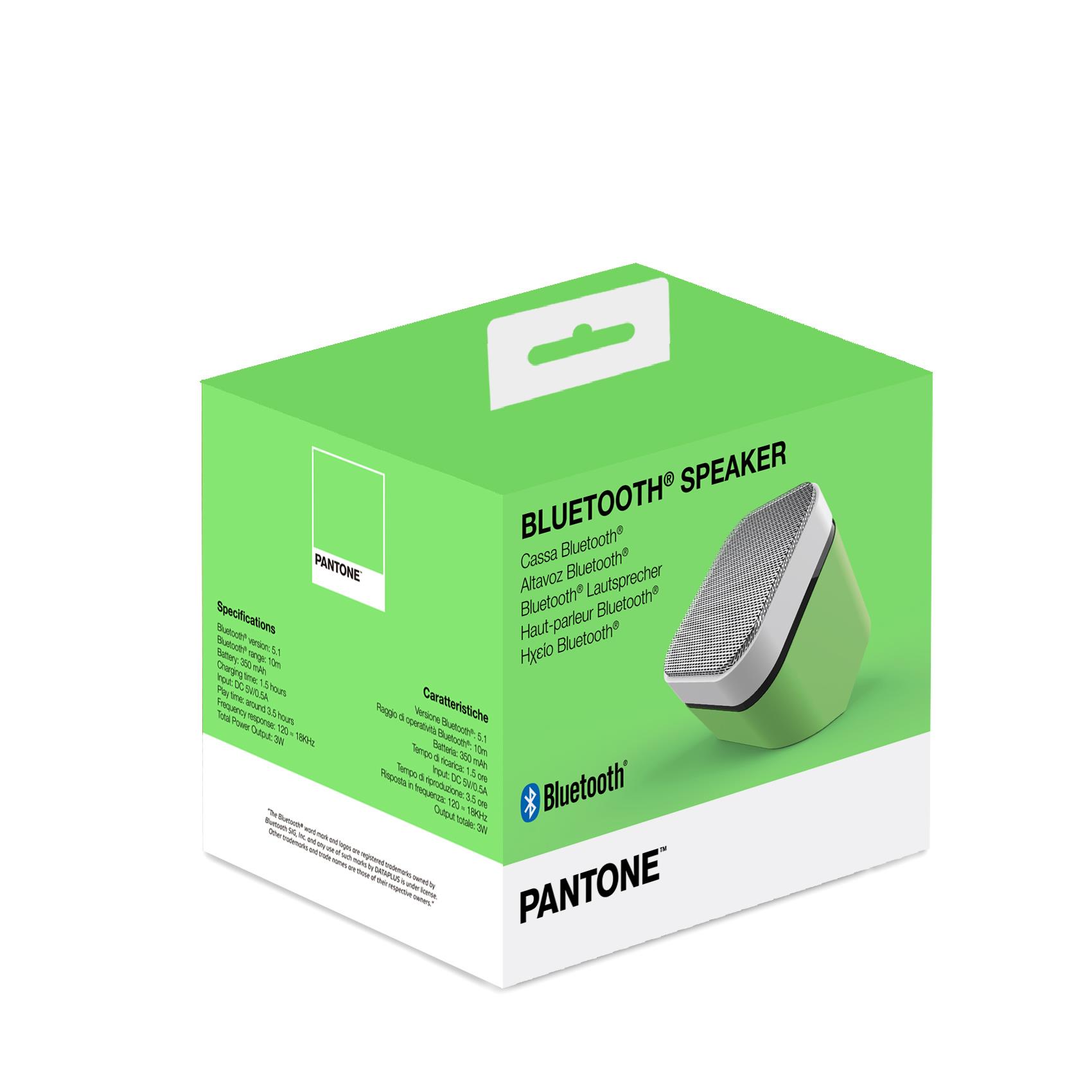Speaker Bluetooth Pantone 3W Verde 350mAh - immagine 3