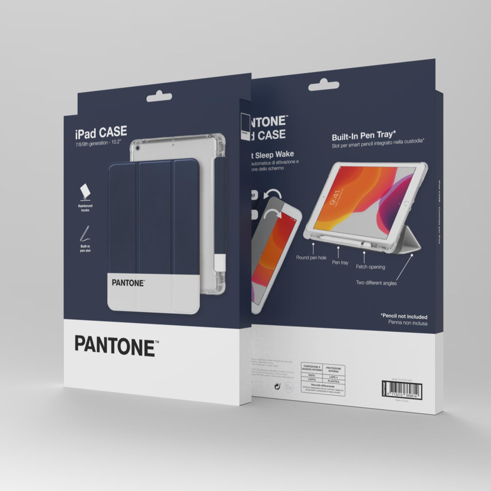 Custodia Tablet Pantone Folio Cover per iPad 10.2" 7/8/9 Gen Blu - immagine 4
