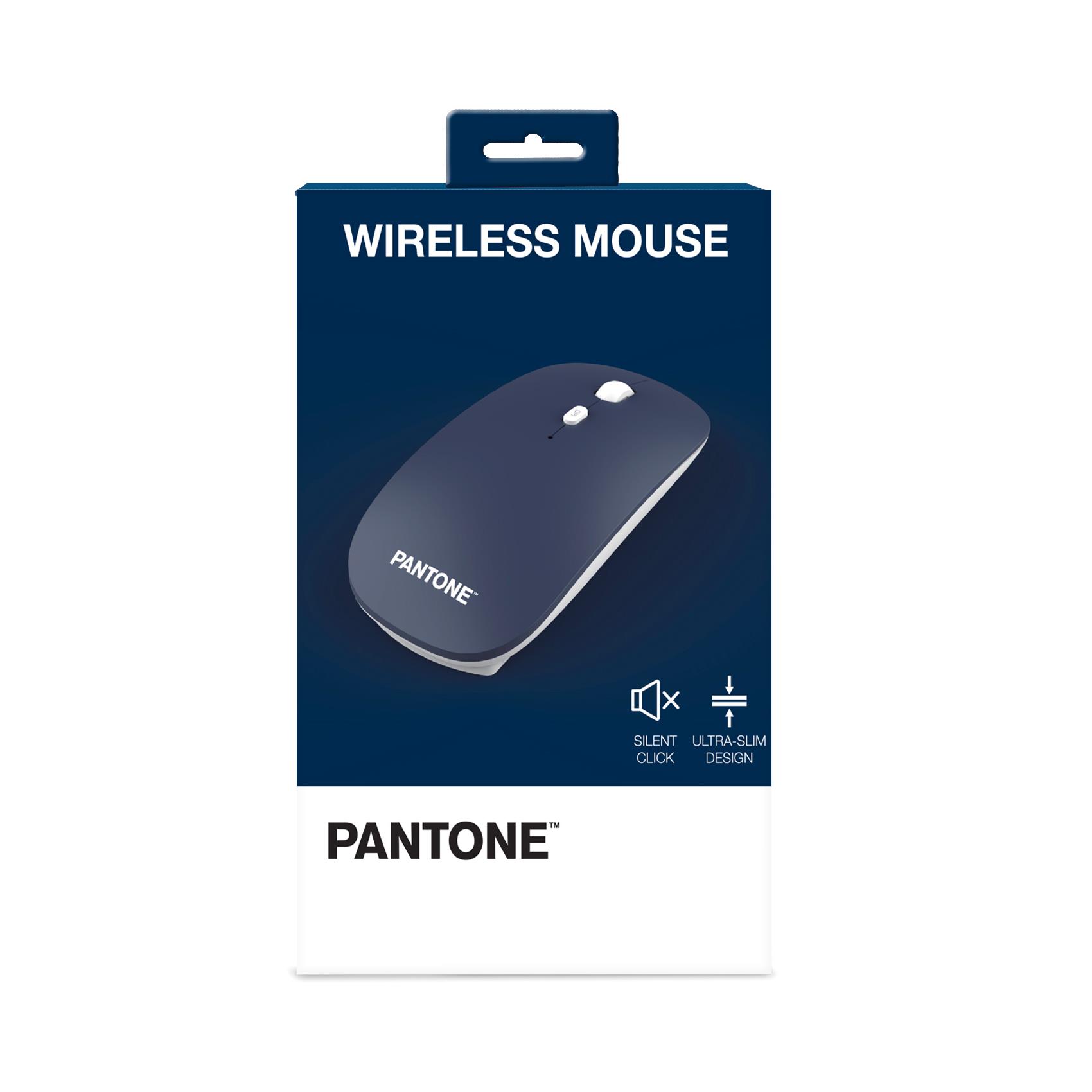 Mouse Wireless Pantone IT Collection Blu Ergonomico - immagine 4