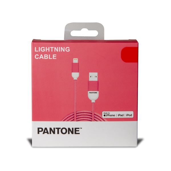 Cavo USB-A/Lightning Pantone 12W 1.5m Rosa - immagine 2