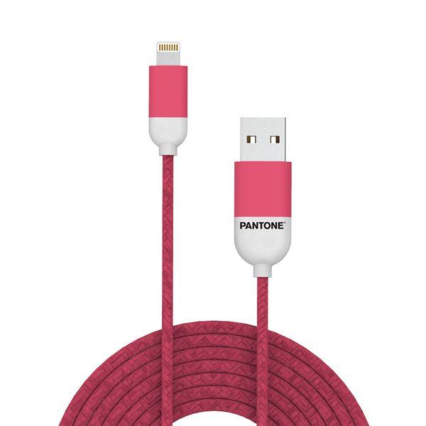 Cavo USB-A/Lightning Pantone 12W 1.5m Rosa - immagine 4