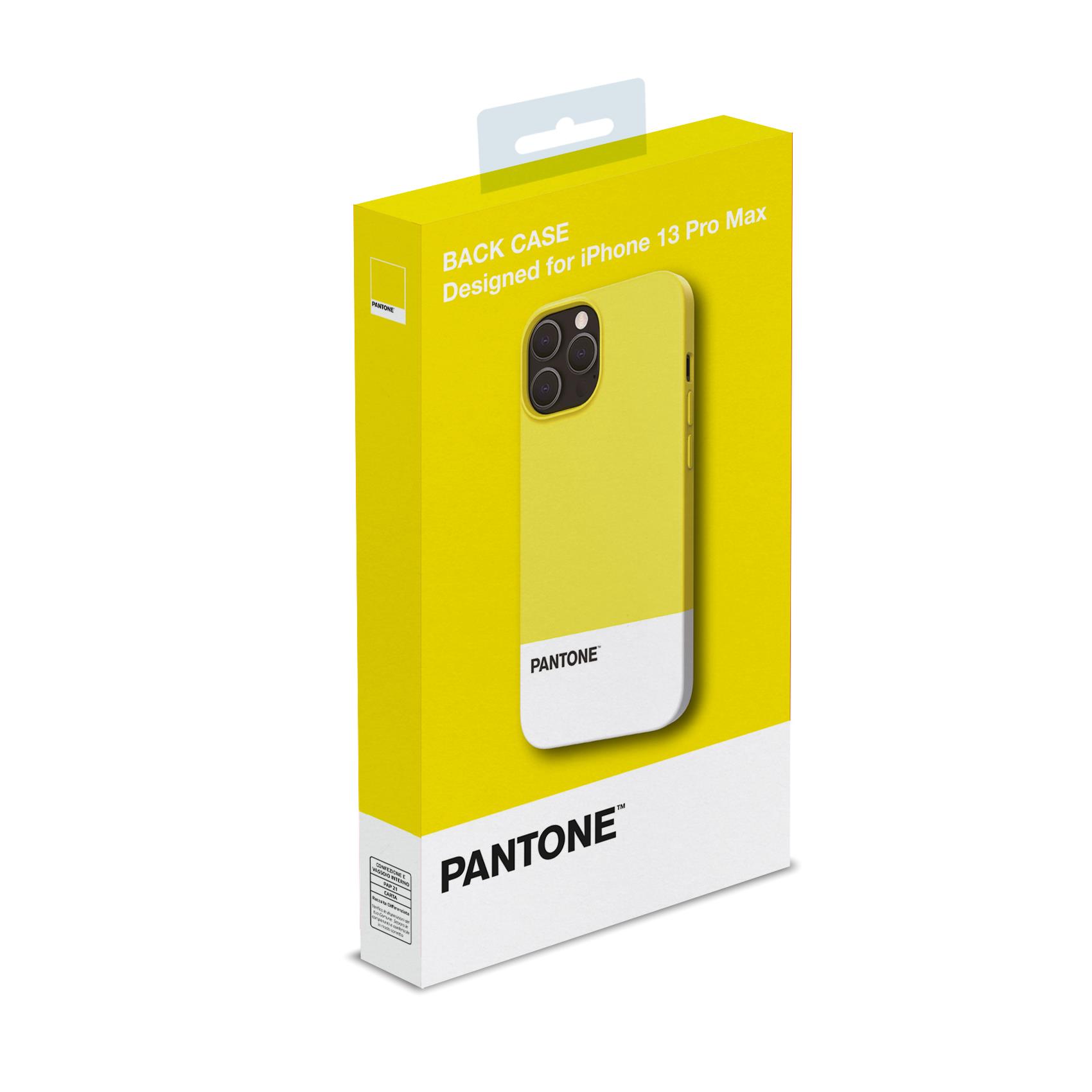 Cover Smartphone Pantone per iPhone 13 Pro Max Gialla TPU - immagine 4