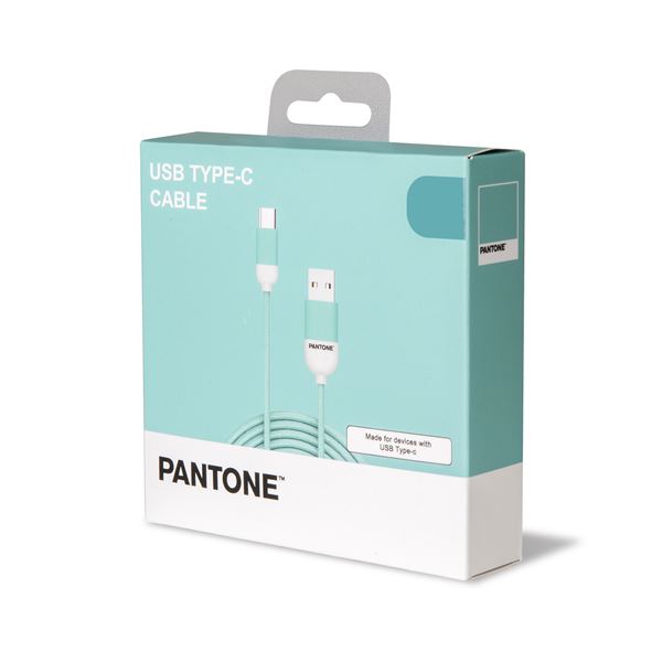 Cavo USB-A/USB-C Pantone 10W 1.5m Azzurro - immagine 2