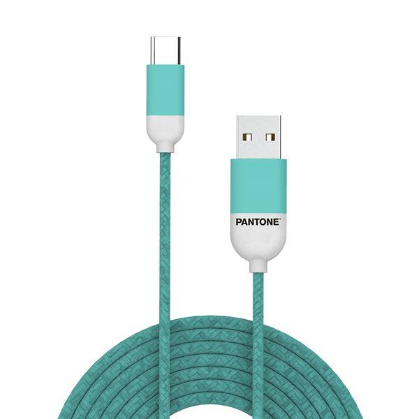 Cavo USB-A/USB-C Pantone 10W 1.5m Azzurro - immagine 4