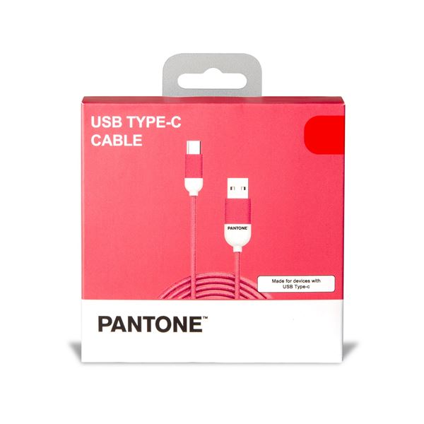 Cavo USB-A USB-C Pantone 10W 1.5m Rosa - immagine 5